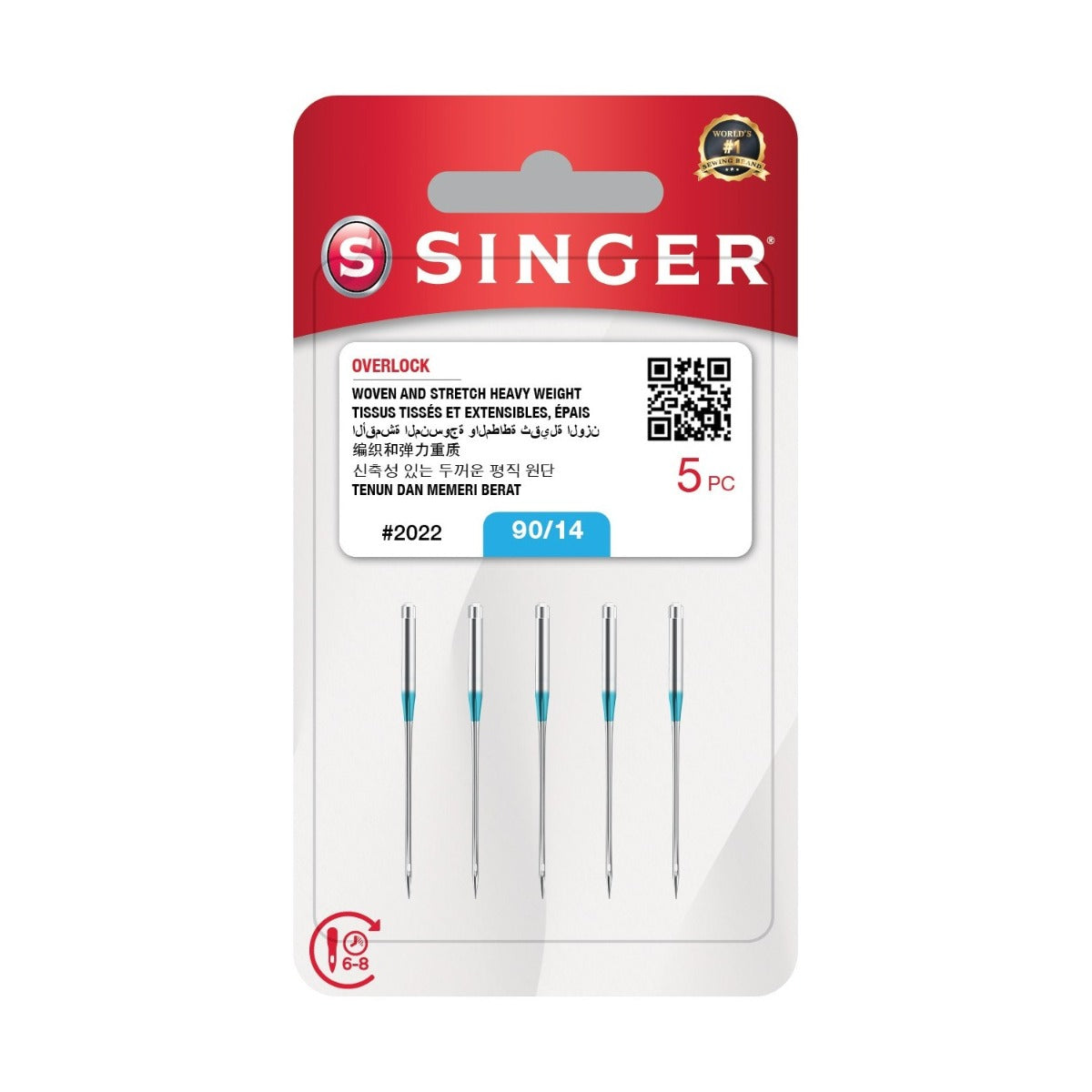 Aghi Singer Mis.90 per tagliacuci