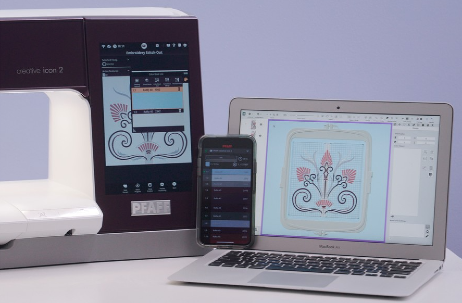 Macchina per cucire e ricamare Pfaff Creative Icon 2 con software platinum - Cucireonline
