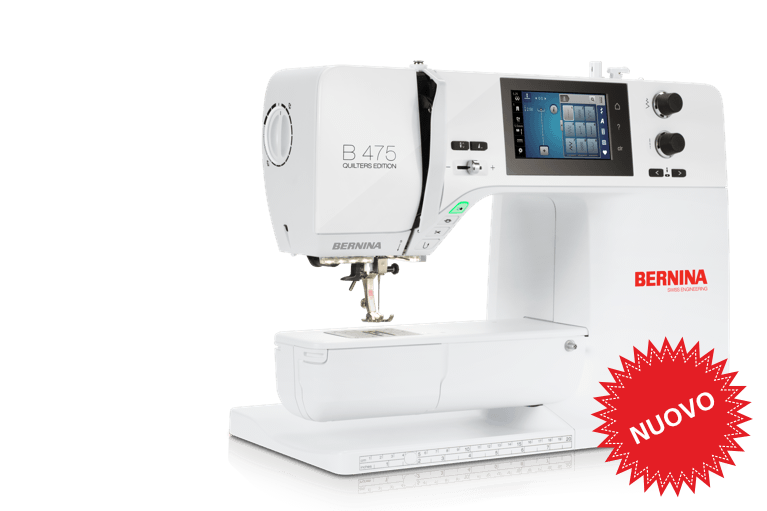 Macchina per cucire elettronica Bernina 475 QE - Cucireonline