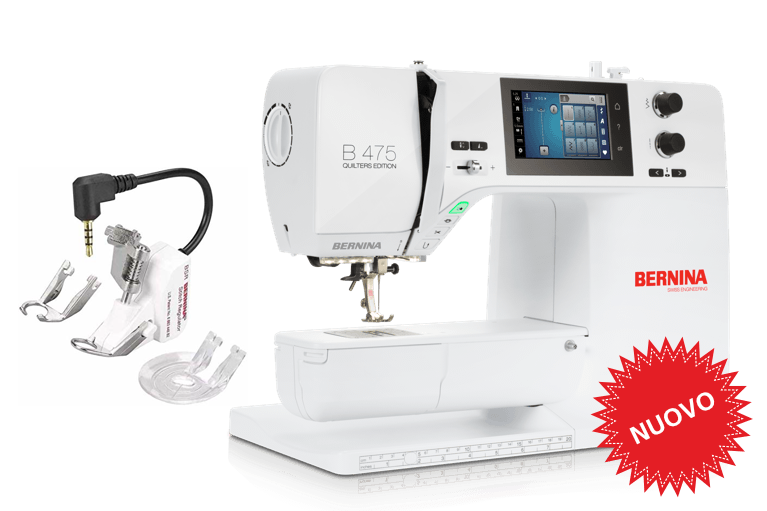 Macchina per cucire elettronica Bernina 475 QE - Cucireonline