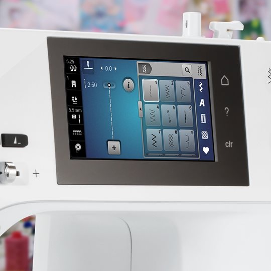 Macchina per cucire elettronica Bernina 475 QE - Cucireonline
