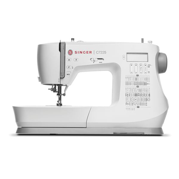 Macchina per cucire elettronica Singer C7225 con piedino tagliacuci e 5 anni di garanzia