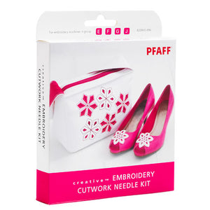 KIT PER INTAGLIO PFAFF EMBROIDERY CUTWORK NEEDLE KIT