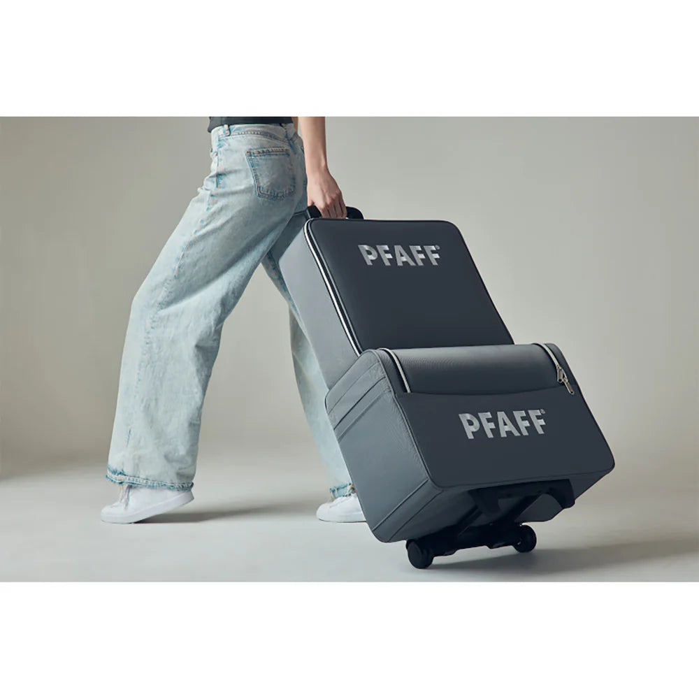 Pfaff Creative Expect 350 set trolley per macchina e unità ricamo