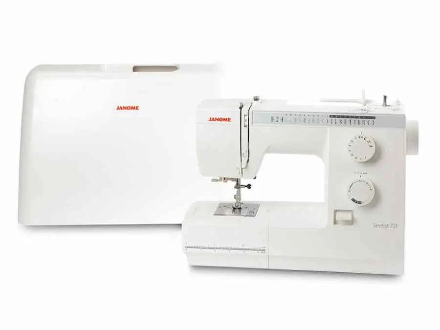 Janome 721S macchina per cucire con piedino tagliacuci
