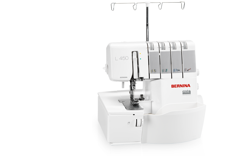 Bernina tagliacuci 450L con 10.000 metri di filo omaggio 5 anni di garanzia