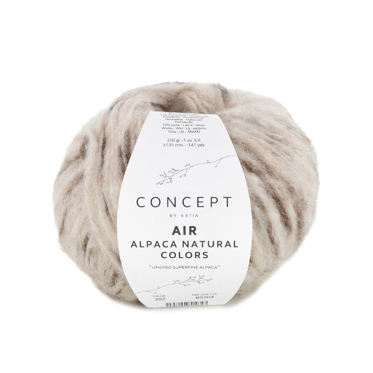 Air Alpaca Natural Colors von Katia
