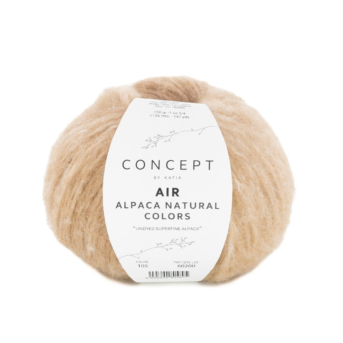 Air Alpaca Natural Colors by Katia
