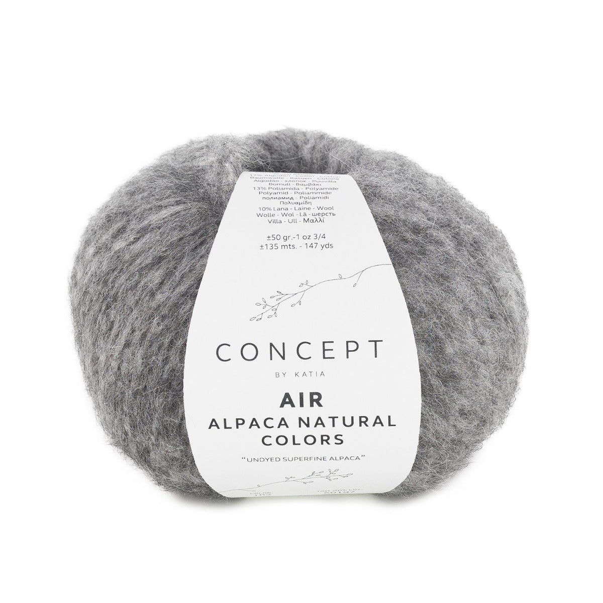 Air Alpaca Colores Naturales de Katia