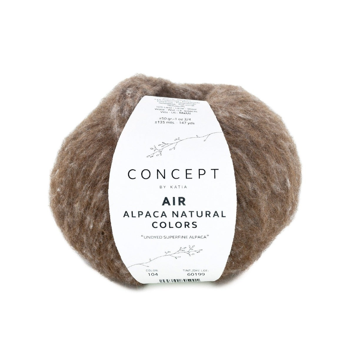 Air Alpaca Natural Colors by Katia