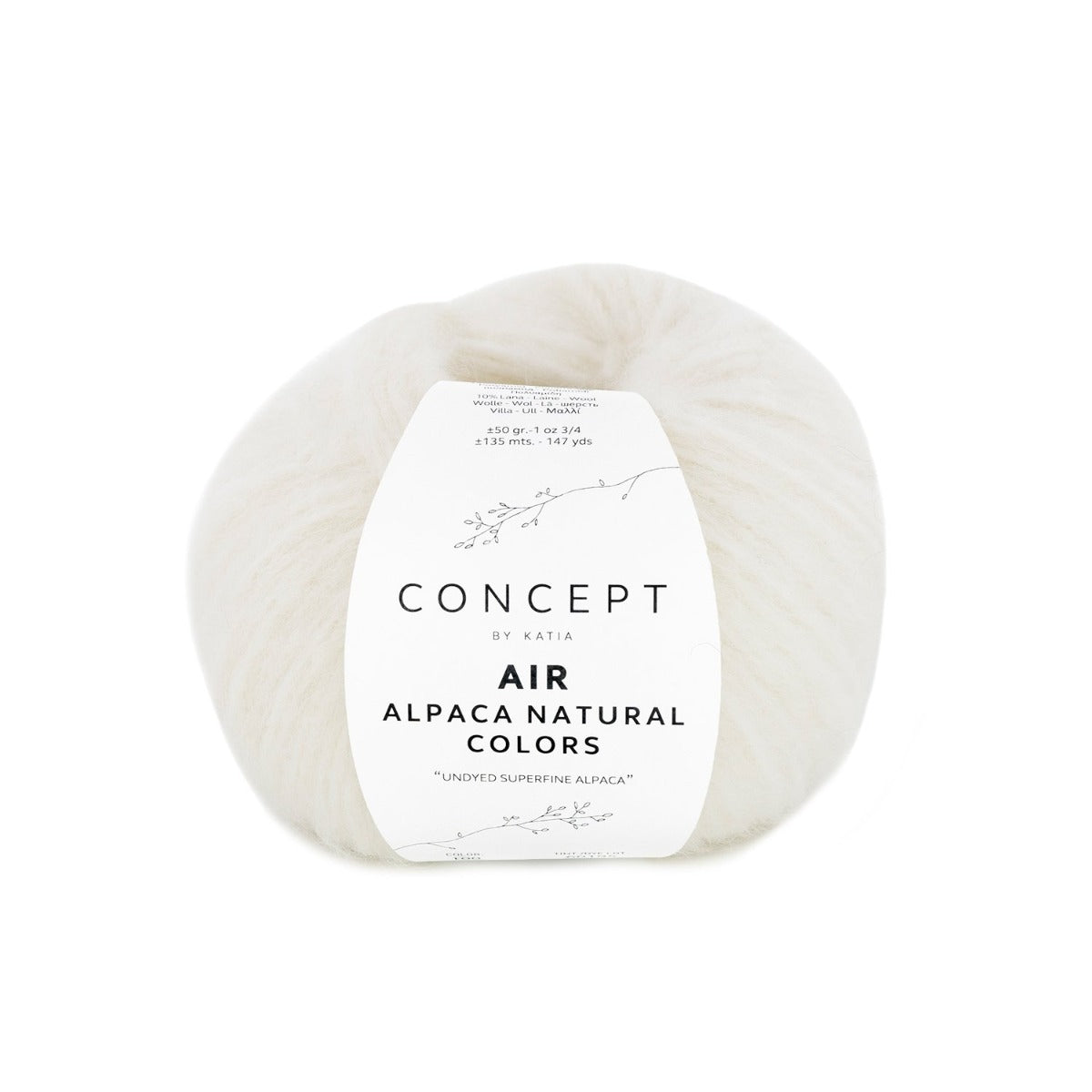 Air Alpaca Colores Naturales de Katia
