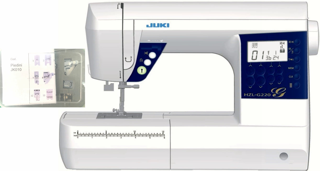 Juki HZL-G220 Garanzia Ufficiale Juki Italia - Cucireonline