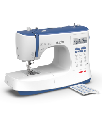 Macchina per cucire elettronica Necchi NC103D con allungabase e piedino tagliacuci 5 anni di garanzia - Cucireonline