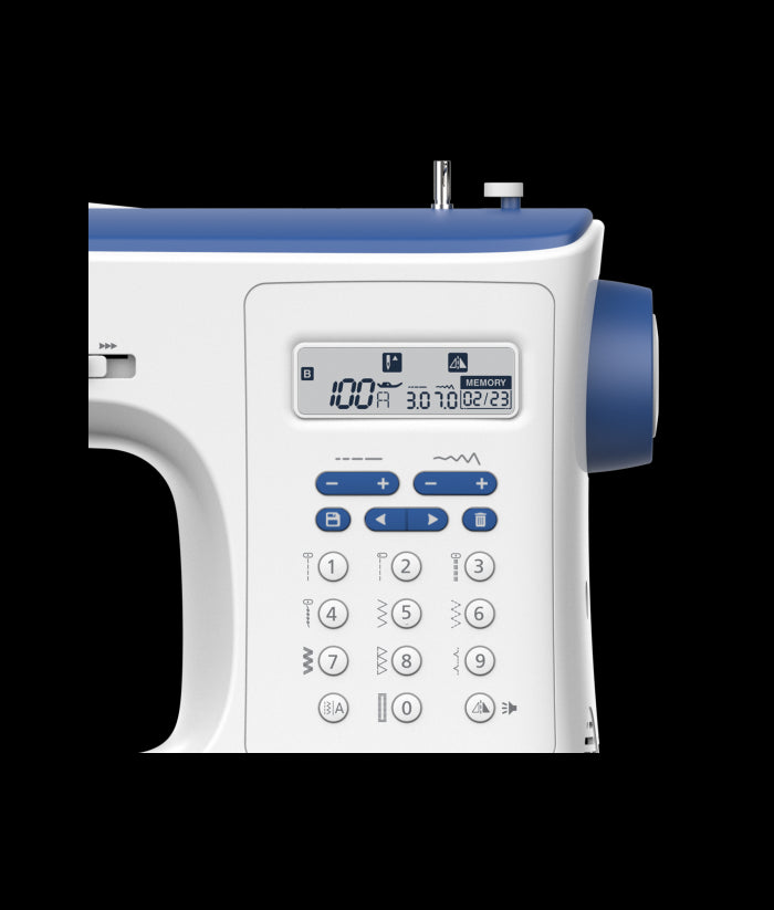 Macchina per cucire elettronica Necchi NC103D con allungabase e piedino tagliacuci 5 anni di garanzia