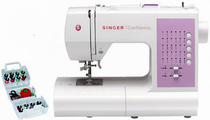 Macchina per cucire elettronica Singer Confidence 7463 con 5 anni di garanzia e piedino tagliacuci
