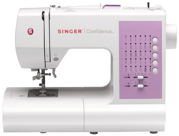 Macchina per cucire elettronica Singer Confidence 7463 con 5 anni di garanzia e piedino tagliacuci