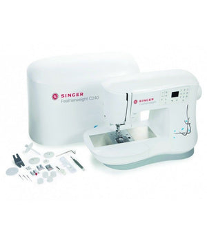 Macchina per cucire elettronica Singer Featherweight C240 CON 5 ANNI DI GARANZIA