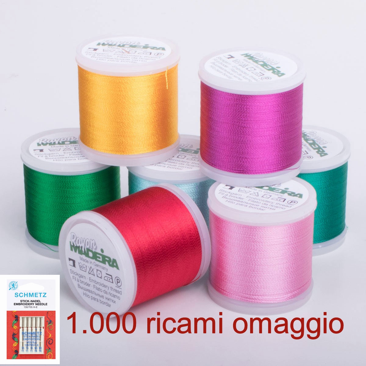 Set Ricamo Madeira Rayon 40 1000m