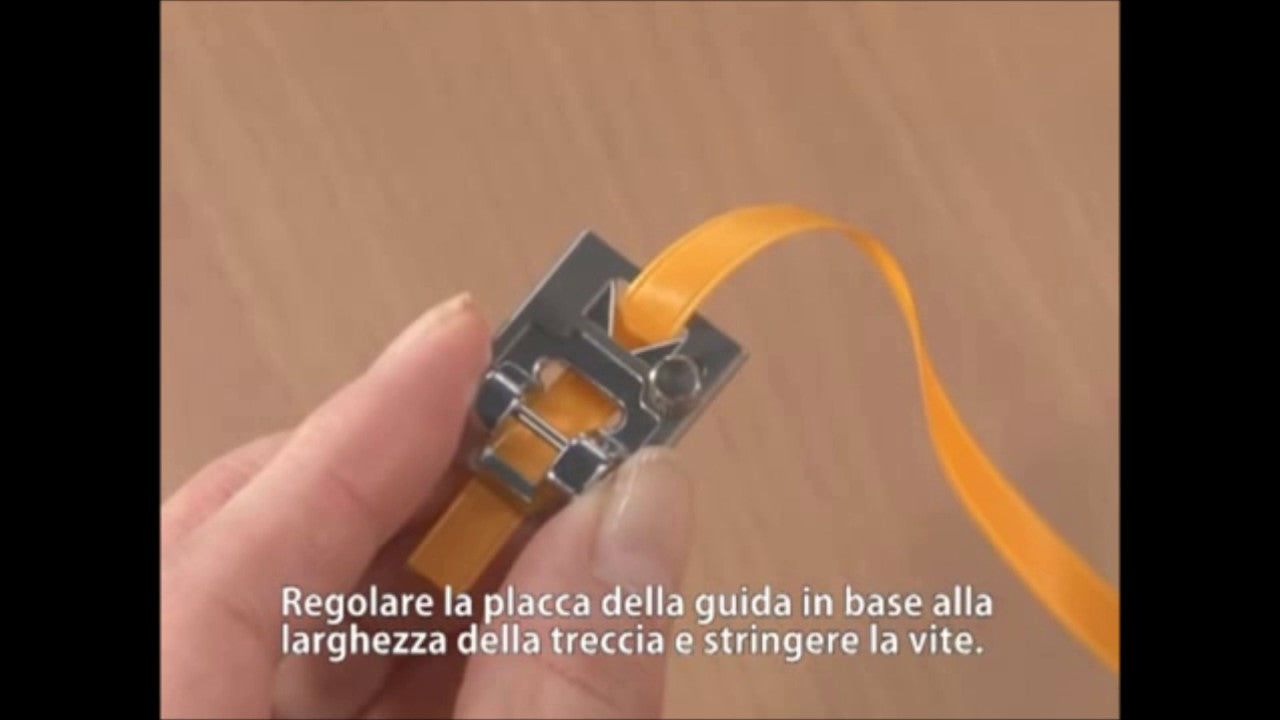 Piedino per treccia universale