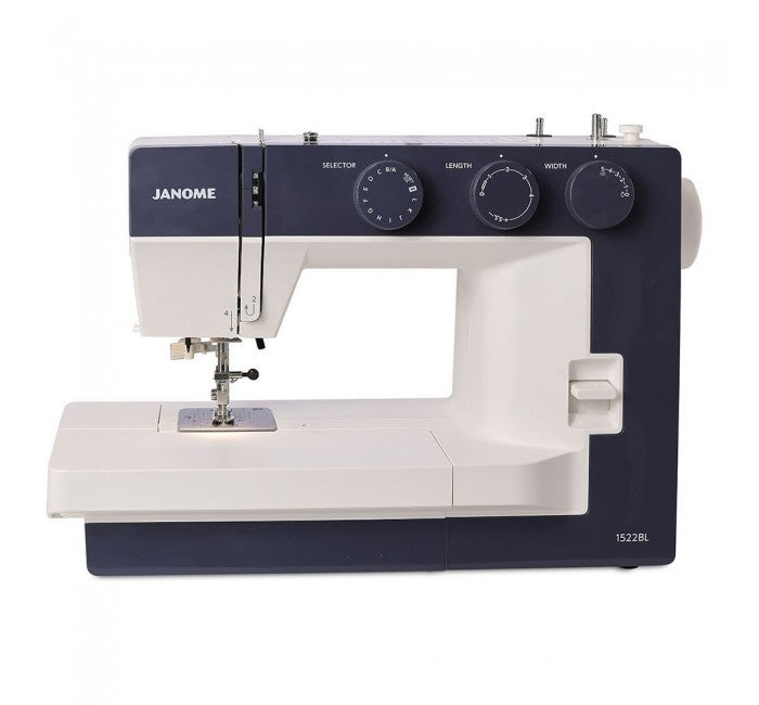Macchina per cucire janome 1522BL con piedino tagliacuci - Cucireonline