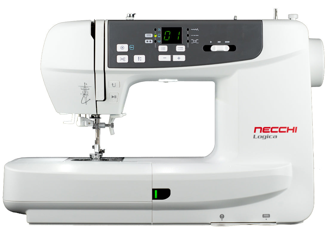 MACCHINA PER CUCIRE E RICAMARE NECCHI LOGICA NCH05AX wifi con 5 anni di garanzia - Cucireonline