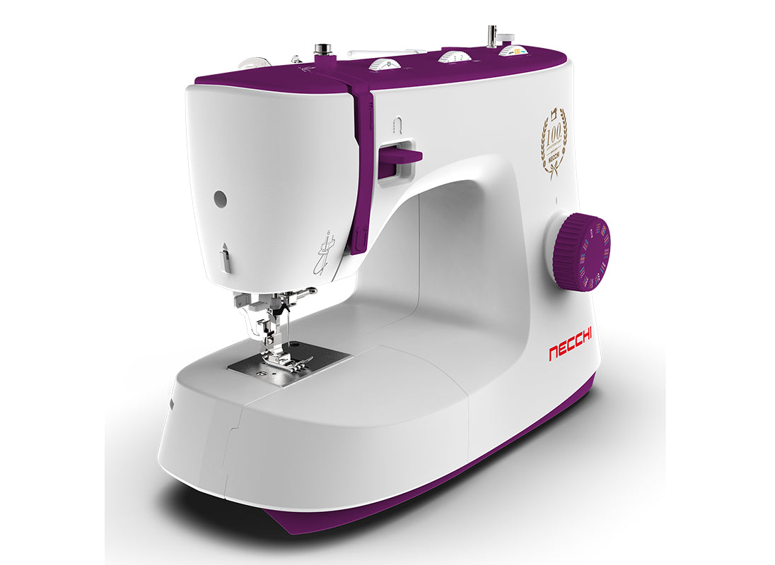 Macchina per cucire meccanica Necchi K132 con piedino tagliacuci e 5 anni di garanzia