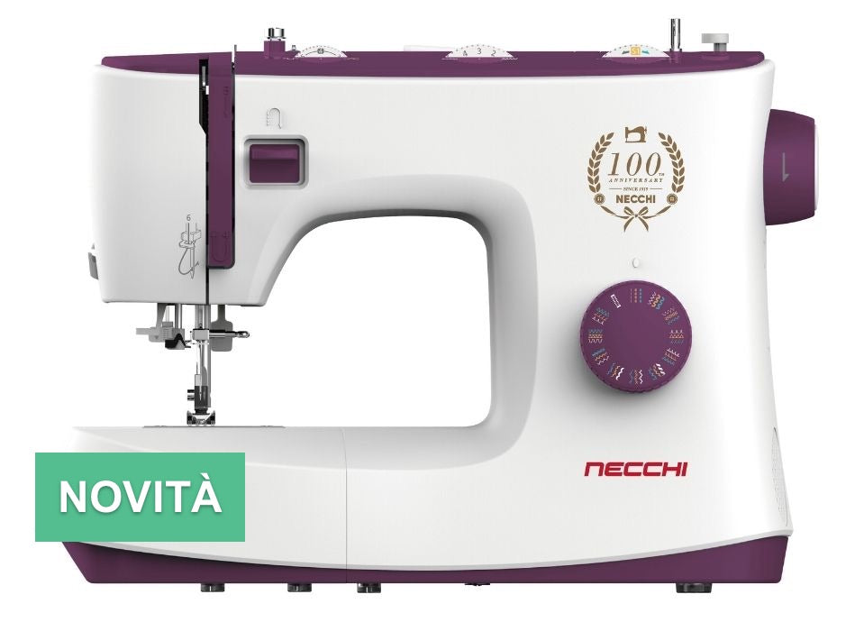 Macchina per cucire meccanica Necchi K132 con piedino tagliacuci e 5 anni di garanzia