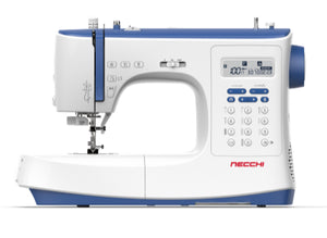 Macchina per cucire elettronica Necchi NC103D con allungabase e piedino tagliacuci 5 anni di garanzia