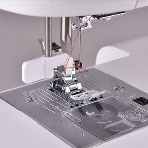 Macchina per cucire elettronica Necchi NC 204D con piedino tagliacuci 5 anni di garanzia e piano lavoro allungabile, gioiello morellato in omaggio