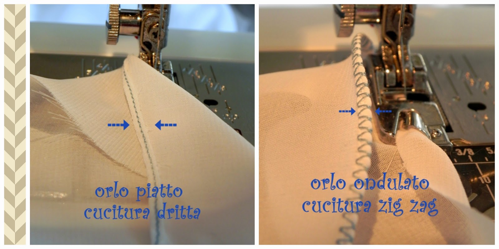 Piedino universale per orlo arrotolato (rullè)
