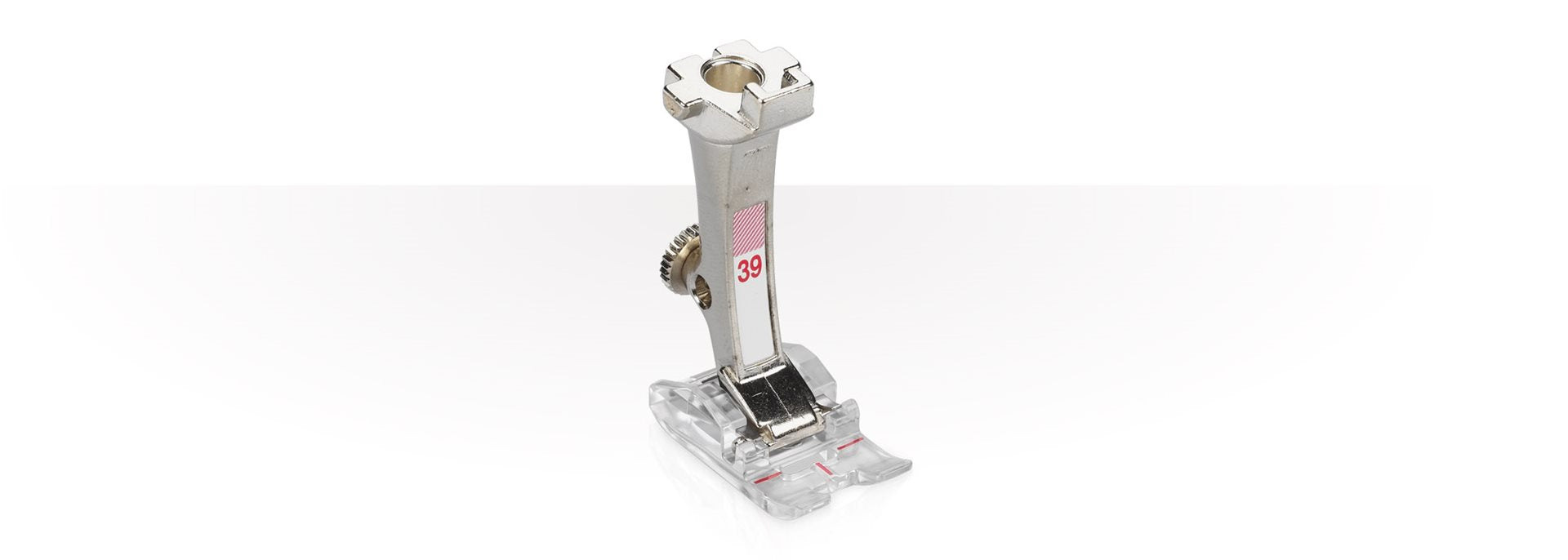 Piedino Bernina per ricamo con soletta trasparente 39