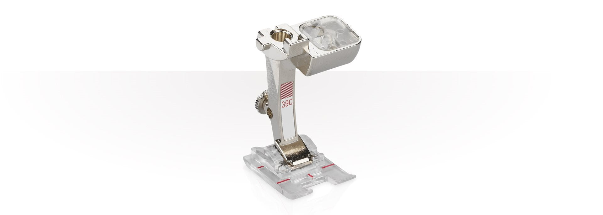 Piedino Bernina per ricamo con soletta trasparente 39C