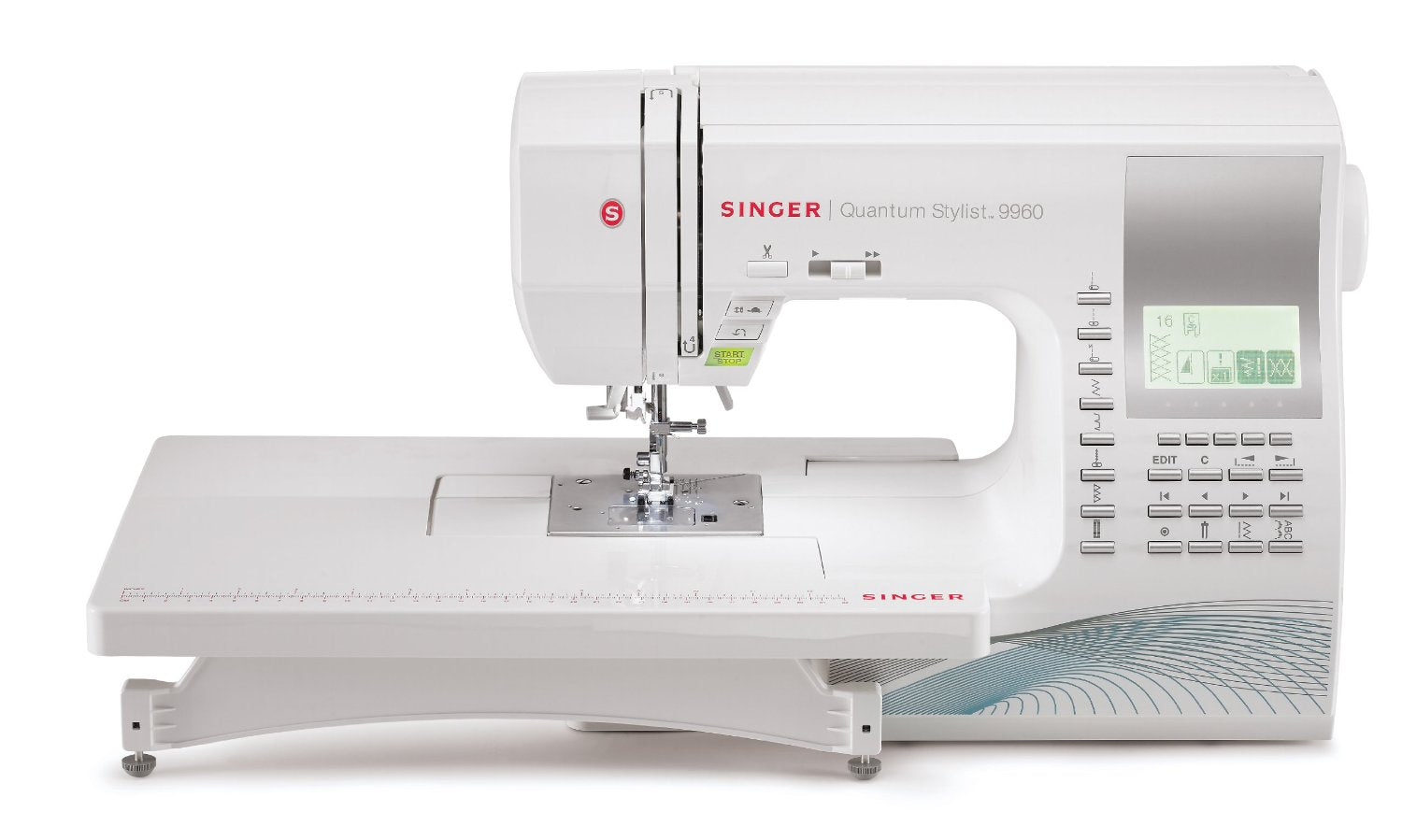 Singer Quantum 9960 con 5 anni di garanzia e paino allungabase