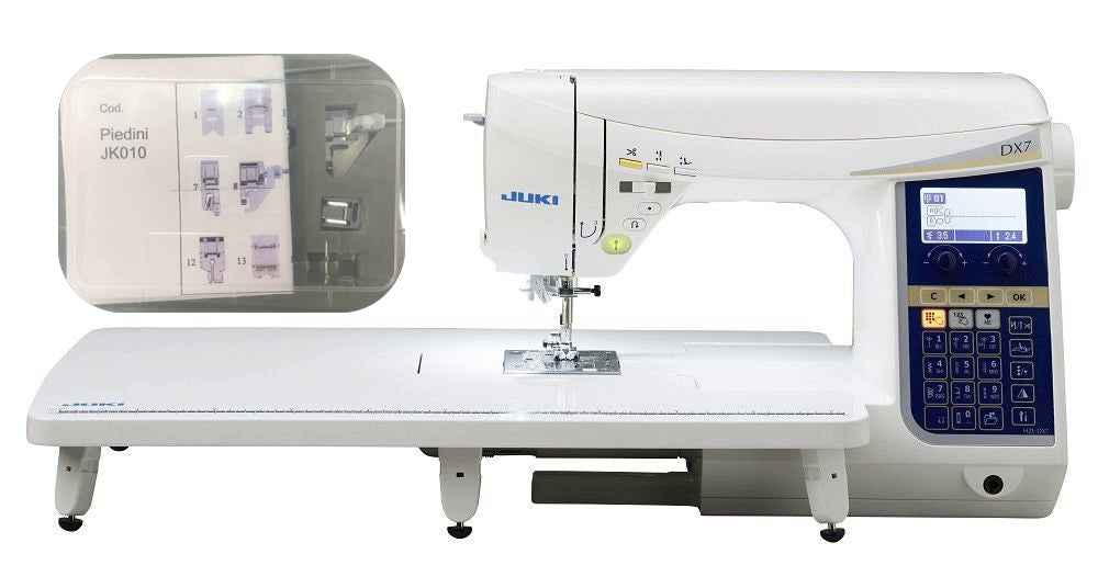 Macchina per cucire elettronica JUKI HZL DX 7 Garanzia ufficiale Juki Italia - Cucireonline
