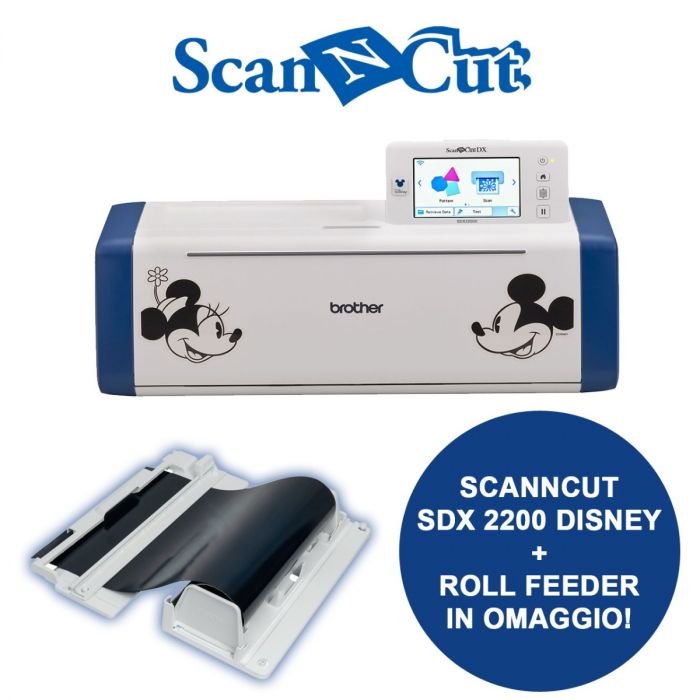 Macchina da taglio con scanner Brother Scanncut SDX 2200D Disney + Roll Feeder - Cucireonline