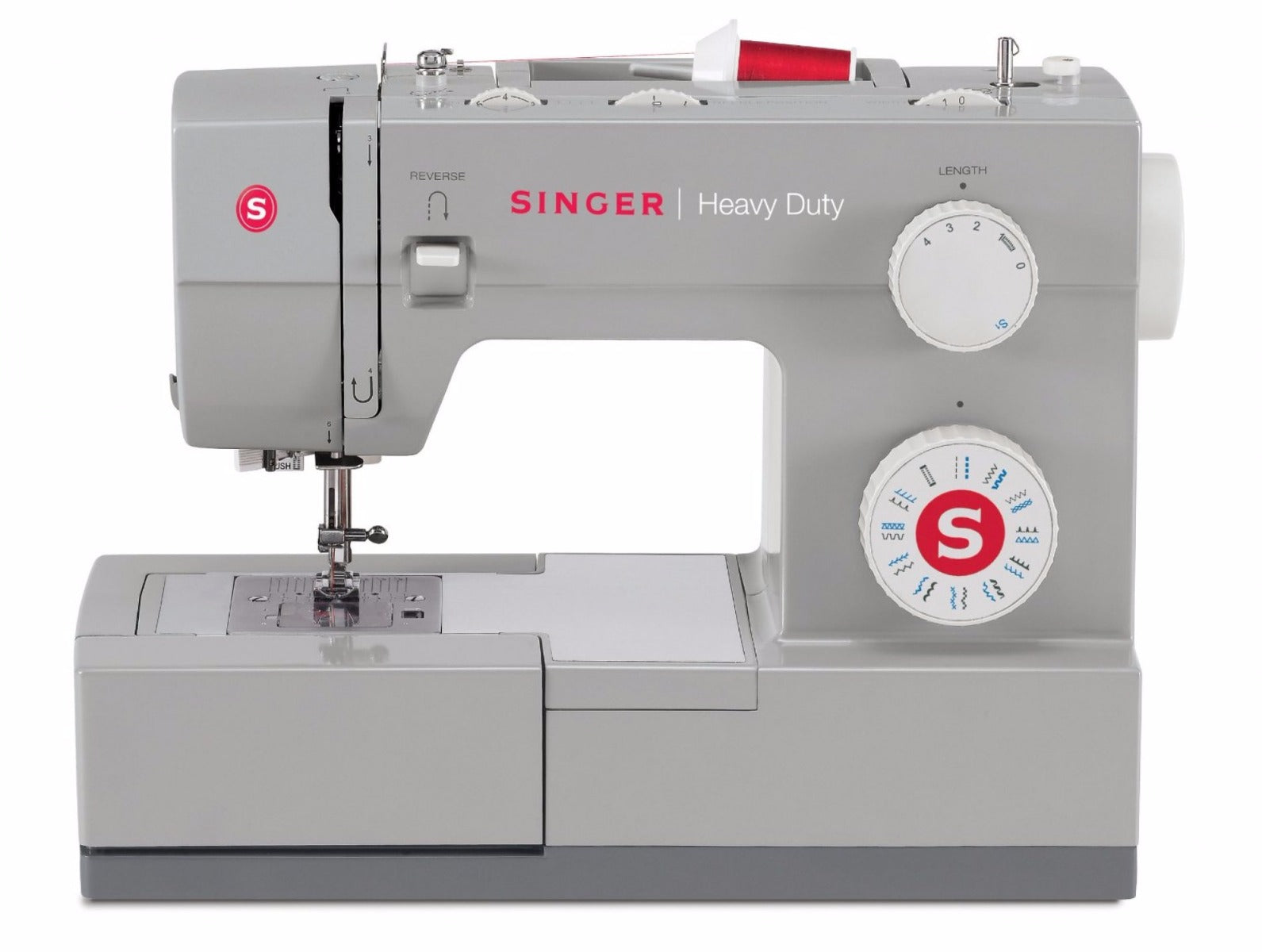 Singer Heavy Duty 4423 con  piedino tagliacuci e 5 anni di garanzia