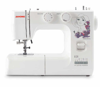 Janome 1028 IT GLAMOUR con piedino tagliacuci