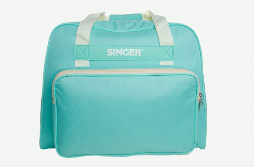Singer borsa porta macchina verde acqua