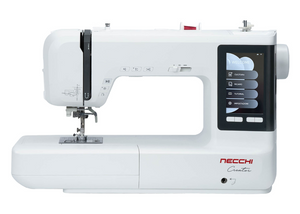 Macchina per cucire elettronica Necchi Creator  C700 con Doppio Trasporto (DFS) + Piano prolunga