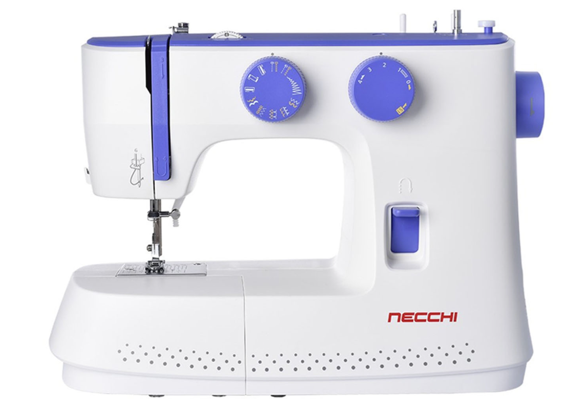 Macchina per cucire meccanica Necchi M213A con piedino tagliacuci