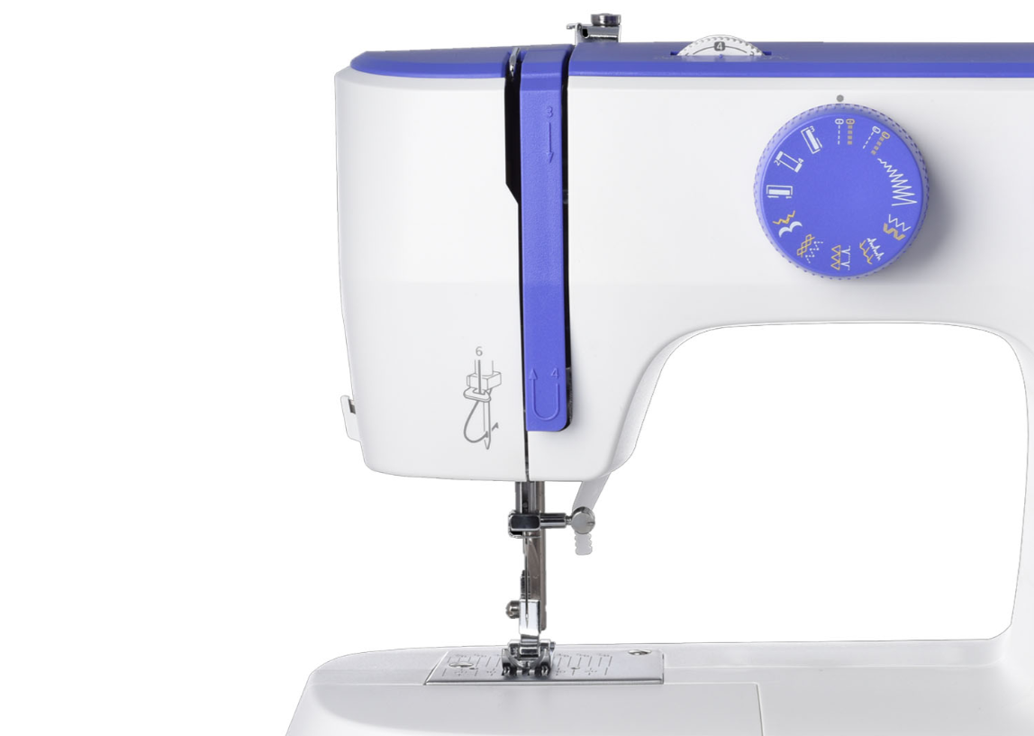 Macchina per cucire meccanica Necchi M213A con piedino tagliacuci