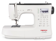 Macchina per cucire elettronica Necchi Creator C360 con piano allungabase e piedino tagliacuci - Cucireonline