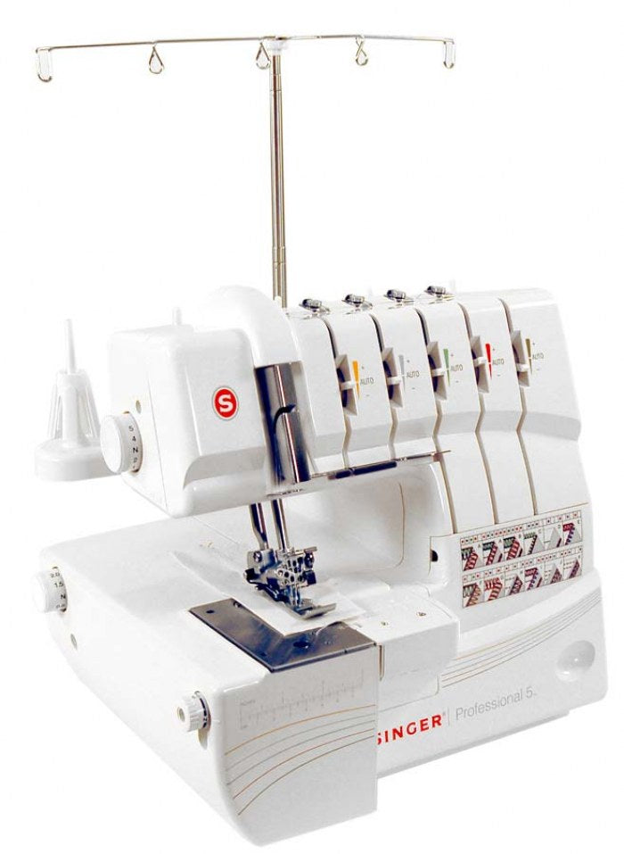 Singer Professional tagliacuci 14T968 DC 5 fili doppio punto di copertura con 10.000 metri di filo omaggio