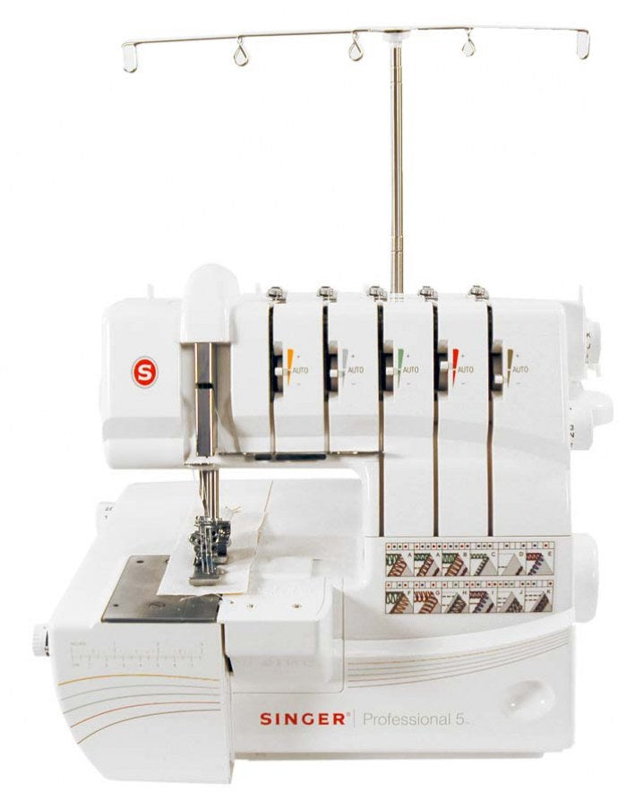 Singer Professional tagliacuci 14T968 DC 5 fili doppio punto di copertura con 10.000 metri di filo omaggio