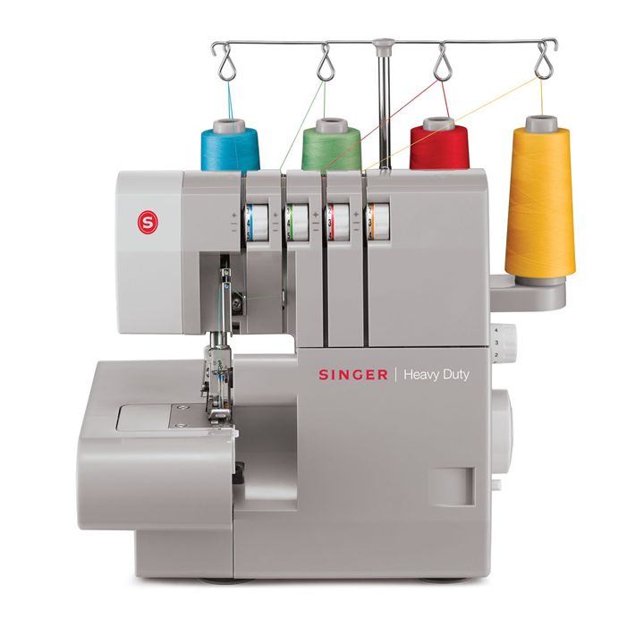 SINGER 14HD854 TAGLIACUCI HEAVY DUTY PROFESSIONALE 5 anni di garanzia con kit 6 piedini Extra + 10.000 metri di fili in omaggio