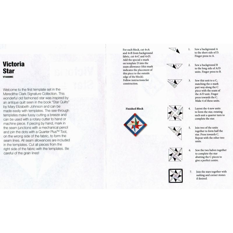 Matilda's "Victoria Star" - Cucireonline