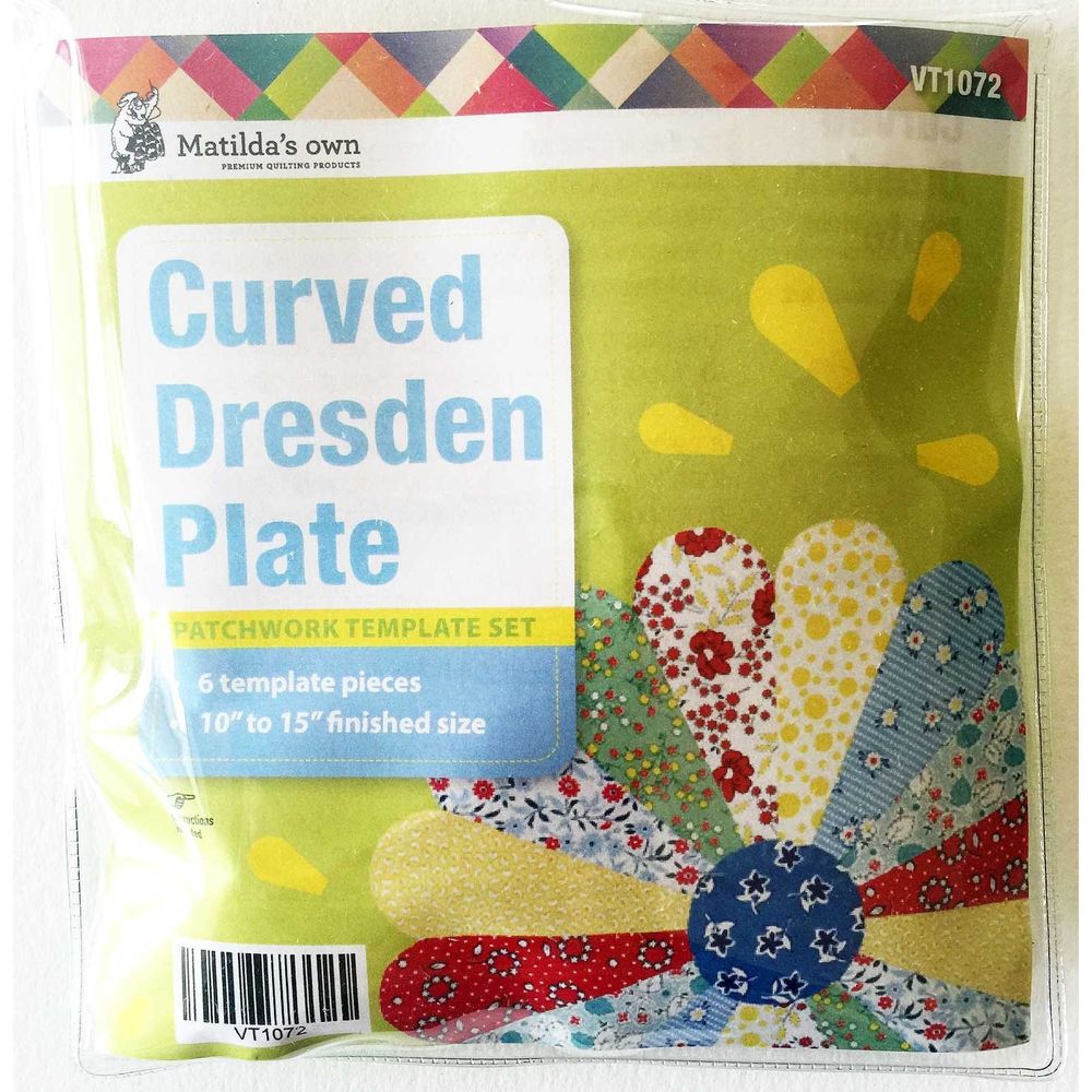 Matilda's "Curved dresden plate"
