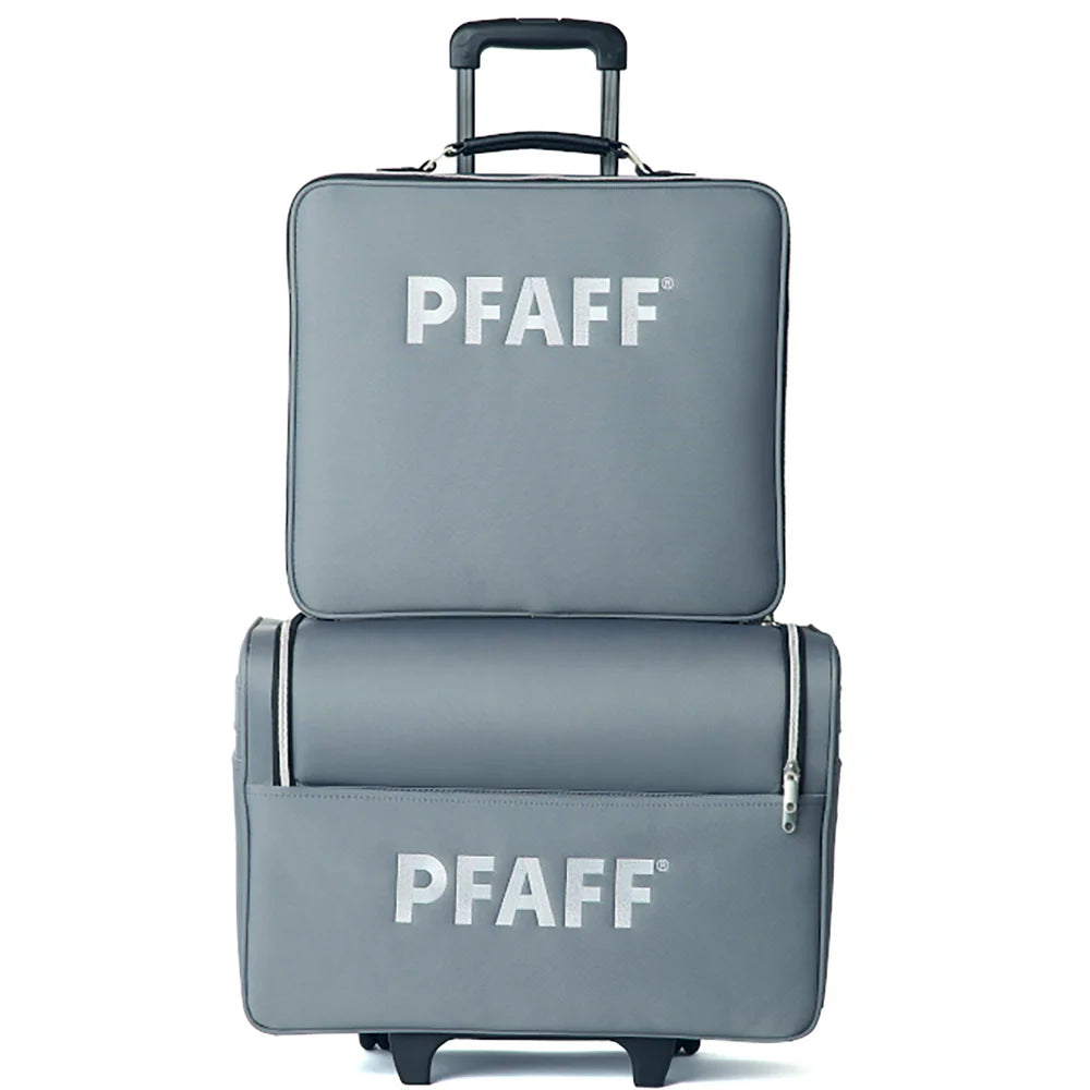 Pfaff Creative Expect 350 set trolley per macchina e unità ricamo