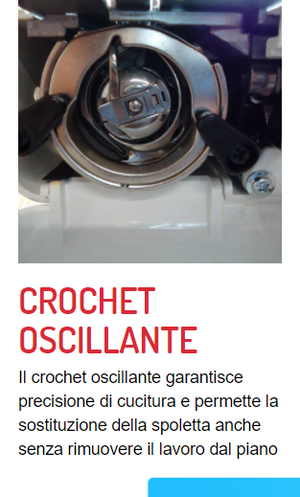 Macchina per cucire meccanica Necchi K121 con piedino tagliacuci 5 anni di garanzia
